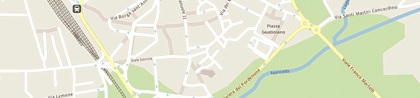 Mappa della impresa salone effe di pisanello fara e c (snc) a PORDENONE