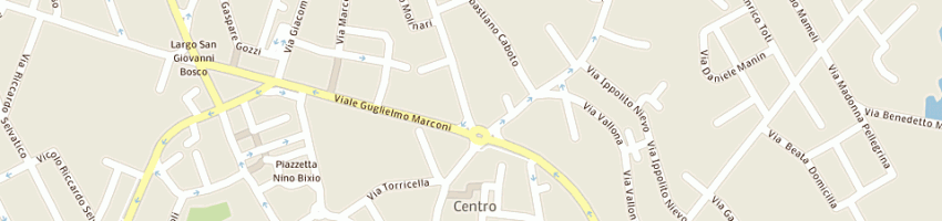 Mappa della impresa filatelia e numismatica nummus a PORDENONE