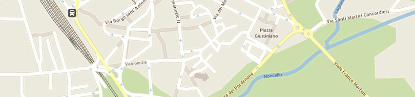 Mappa della impresa montmarte cornici di camatta andrea a PORDENONE