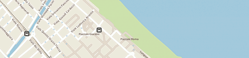 Mappa della impresa del bianco stefania e c (snc) a RICCIONE