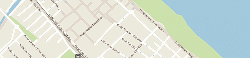 Mappa della impresa tabaccheria masotti marcello a RICCIONE