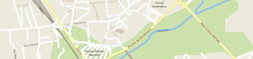 Mappa della impresa pratesi alessandro a PORDENONE