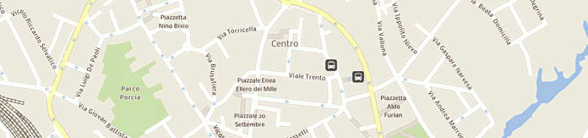 Mappa della impresa blue tours srl a PORDENONE