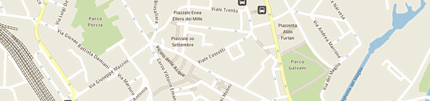 Mappa della impresa bollicine di manente adriano e mustaffi cristina sas a PORDENONE