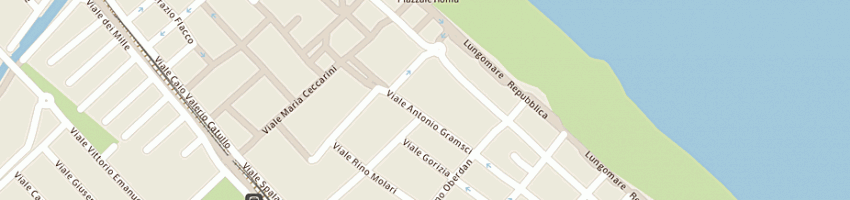 Mappa della impresa gestioni immobiliari complesso le grand hotel srl a RICCIONE