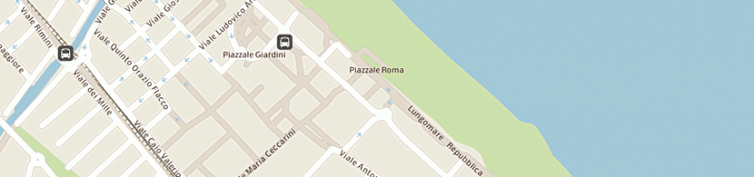 Mappa della impresa santini riccardo a RICCIONE