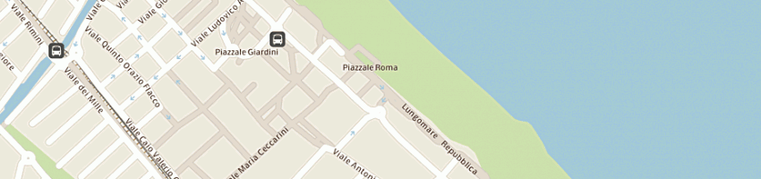 Mappa della impresa antal di bacchini antonella e c snc a RICCIONE