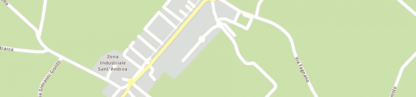 Mappa della impresa panificio santoni a SAN CLEMENTE