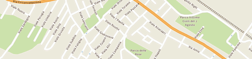 Mappa della impresa pizza mania 2 a RICCIONE