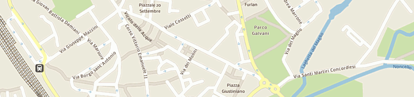 Mappa della impresa il punto societa' cooperativa sociale arl - onlus a PORDENONE