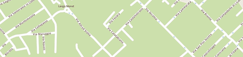 Mappa della impresa ristorante zi rocco a ROMA