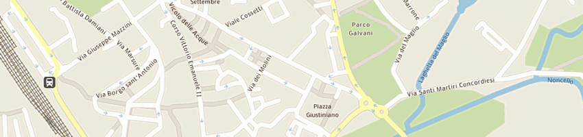 Mappa della impresa boranga tessuti e confezioni spa a PORDENONE