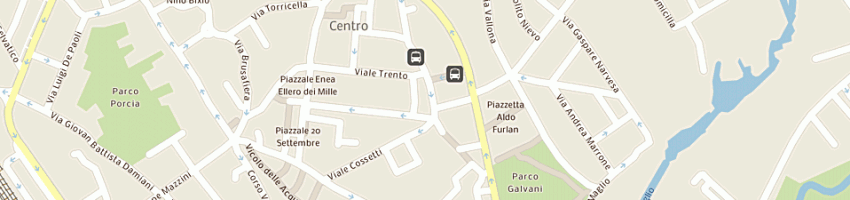 Mappa della impresa friul pizza snc di santin claudio a PORDENONE