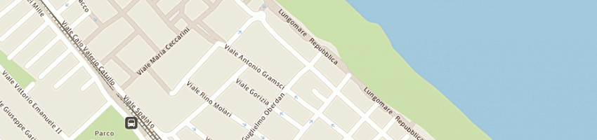 Mappa della impresa semprini andrea a RICCIONE