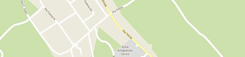 Mappa della impresa tonin antonio a AZZANO DECIMO