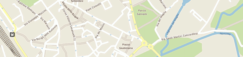 Mappa della impresa maglificio vicasa sas a PORDENONE