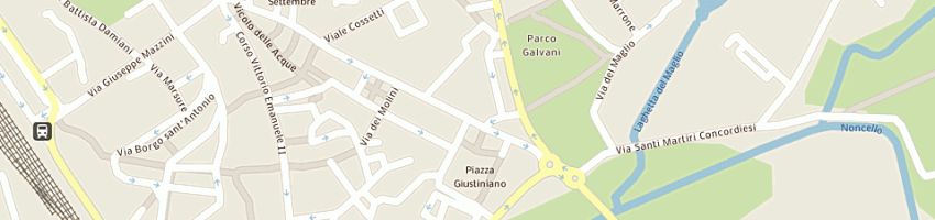 Mappa della impresa valerino ilario a PORDENONE