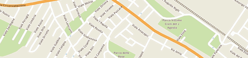 Mappa della impresa semprini gabriele a RICCIONE