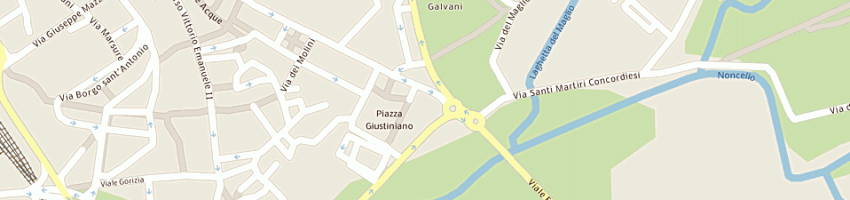 Mappa della impresa telegamma srl a PORDENONE