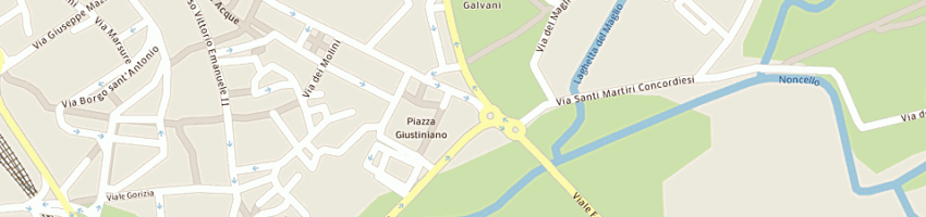 Mappa della impresa latteria borgomeduna (snc) a PORDENONE
