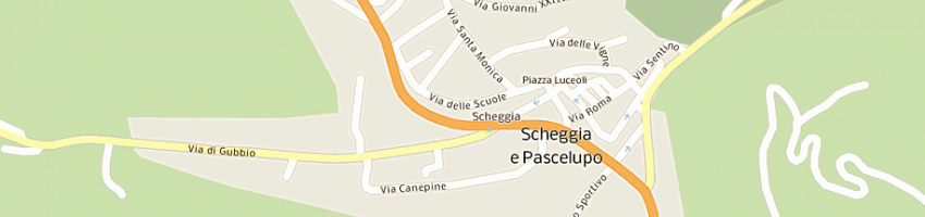 Mappa della impresa fiorucci alfredo a SCHEGGIA E PASCELUPO