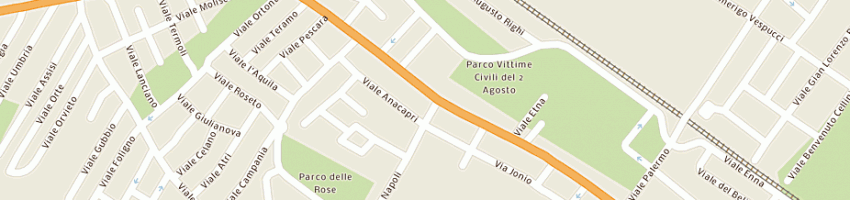 Mappa della impresa videocroma a RICCIONE