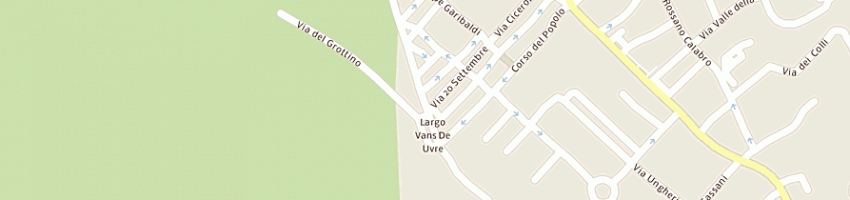 Mappa della impresa il capriccio 2 di serafini rossana sas a GROTTAFERRATA