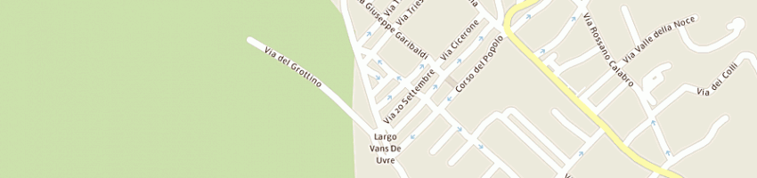 Mappa della impresa i castelli in srl a GROTTAFERRATA