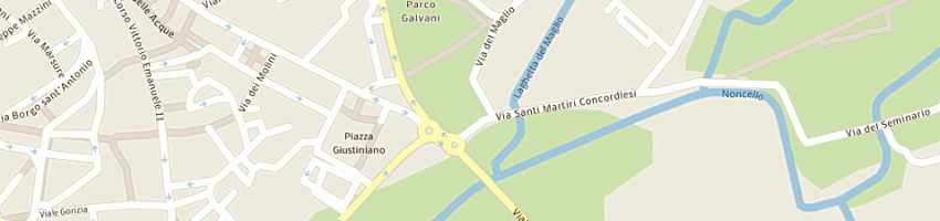 Mappa della impresa pubblico registro automobilistico a PORDENONE