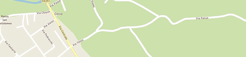 Mappa della impresa falegnameria flli tonin snc a AZZANO DECIMO