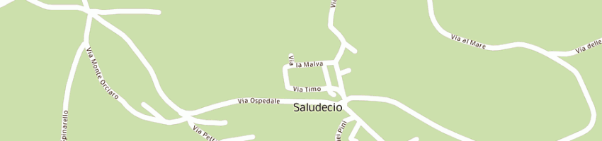 Mappa della impresa pmc di moretti gabriele e c - lucidatura e verniciatura - snc a SALUDECIO
