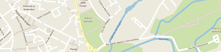 Mappa della impresa meschio srl a PORDENONE