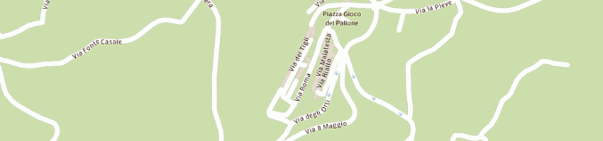Mappa della impresa rossi marisa a SALUDECIO
