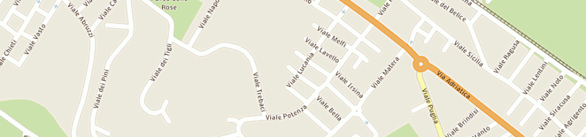 Mappa della impresa serafini enzo a RICCIONE