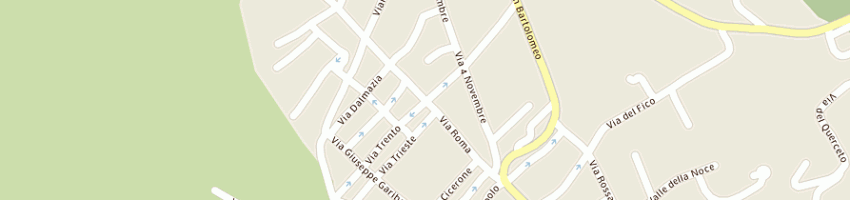 Mappa della impresa capozzi andrea a GROTTAFERRATA