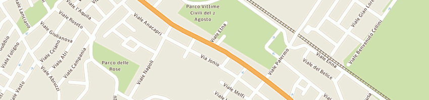 Mappa della impresa farmacie comunali di riccione spa a RICCIONE