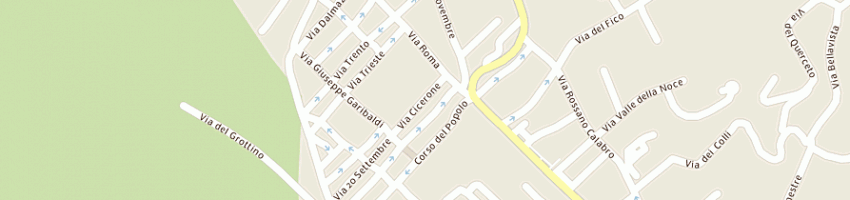 Mappa della impresa la locanda dello spuntino srl a GROTTAFERRATA