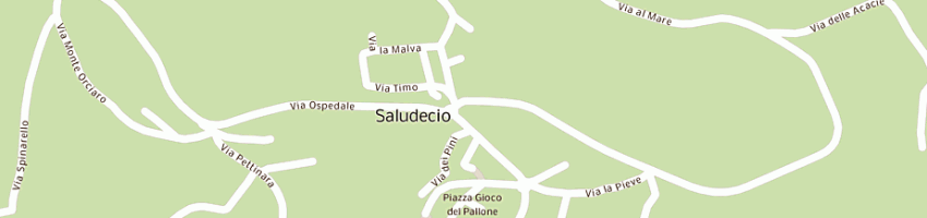 Mappa della impresa saioni stefano a SALUDECIO