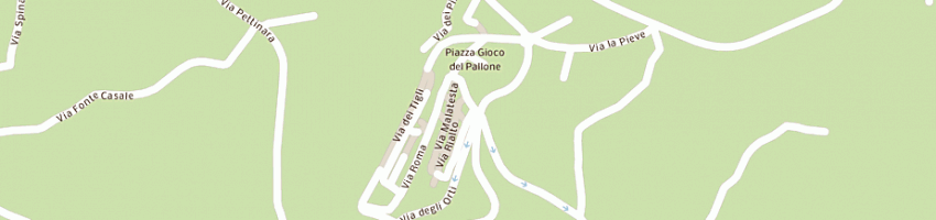 Mappa della impresa bartoli giancarlo e pari marta snc a SALUDECIO