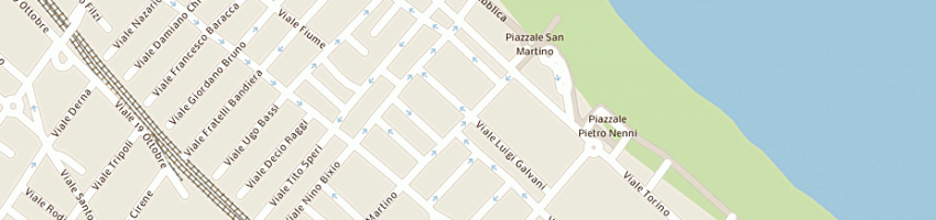 Mappa della impresa valli alfredo a RICCIONE