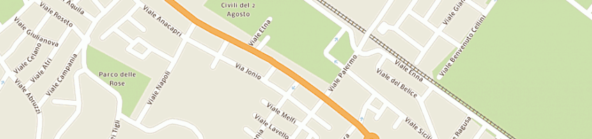 Mappa della impresa giulietti fratelli a RICCIONE