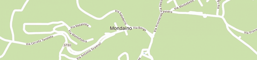 Mappa della impresa merli luciano a MONDAINO
