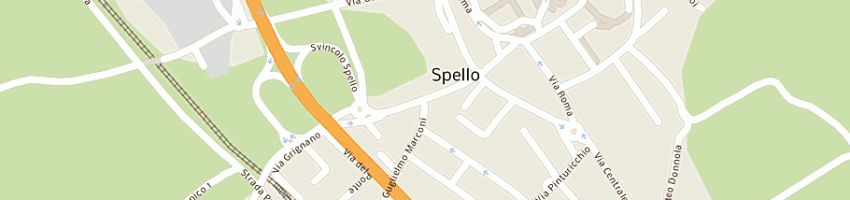 Mappa della impresa moretti massimo a SPELLO