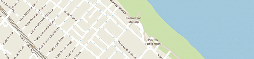 Mappa della impresa albergo bolognese bellevue di barbanti ione a RICCIONE