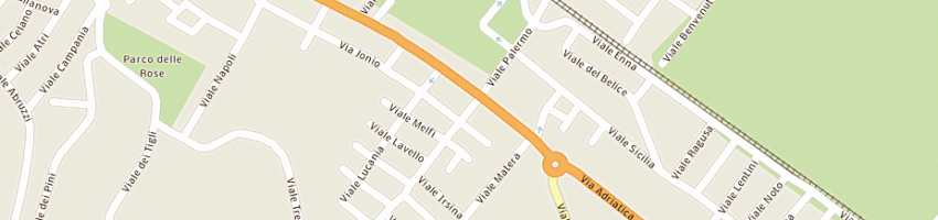 Mappa della impresa del magno luigi e c (snc) a RICCIONE