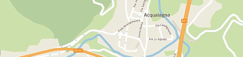 Mappa della impresa gregori francesco a ACQUALAGNA