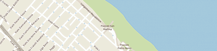 Mappa della impresa samoa di pari guerrino e c snc a RICCIONE