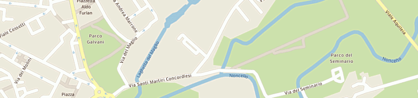 Mappa della impresa formaio giuseppe a PORDENONE