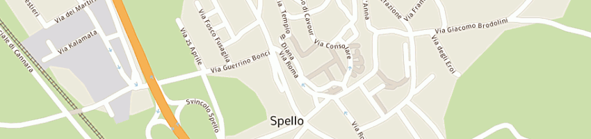 Mappa della impresa tomassini andrea a SPELLO