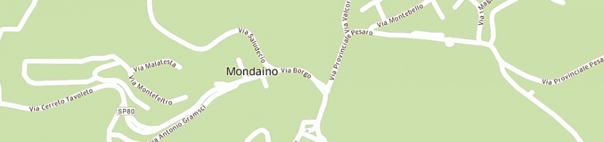 Mappa della impresa forlani marina a MONDAINO